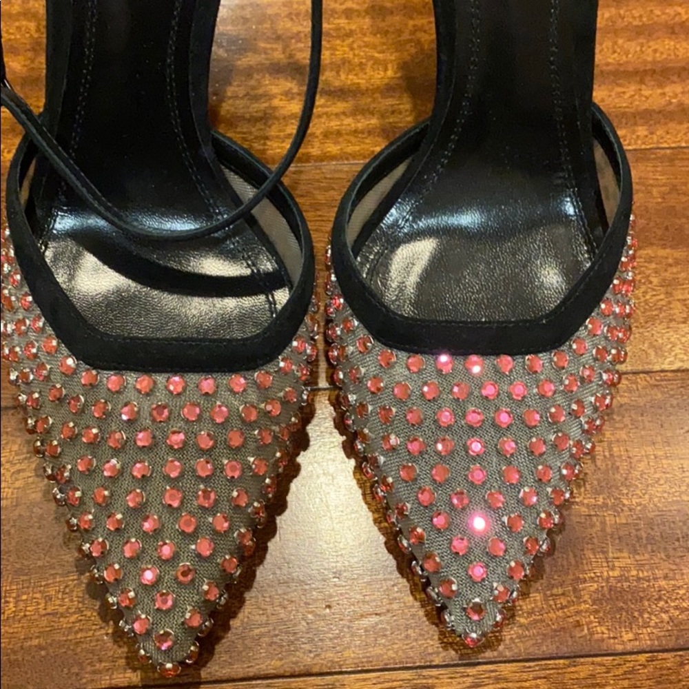 Calvin Klein CRYSTAL PUMPS WITH SEQUIN socks